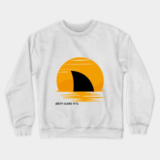 Amity Island 1975 Crewneck Sweatshirt by FacePlantProductions